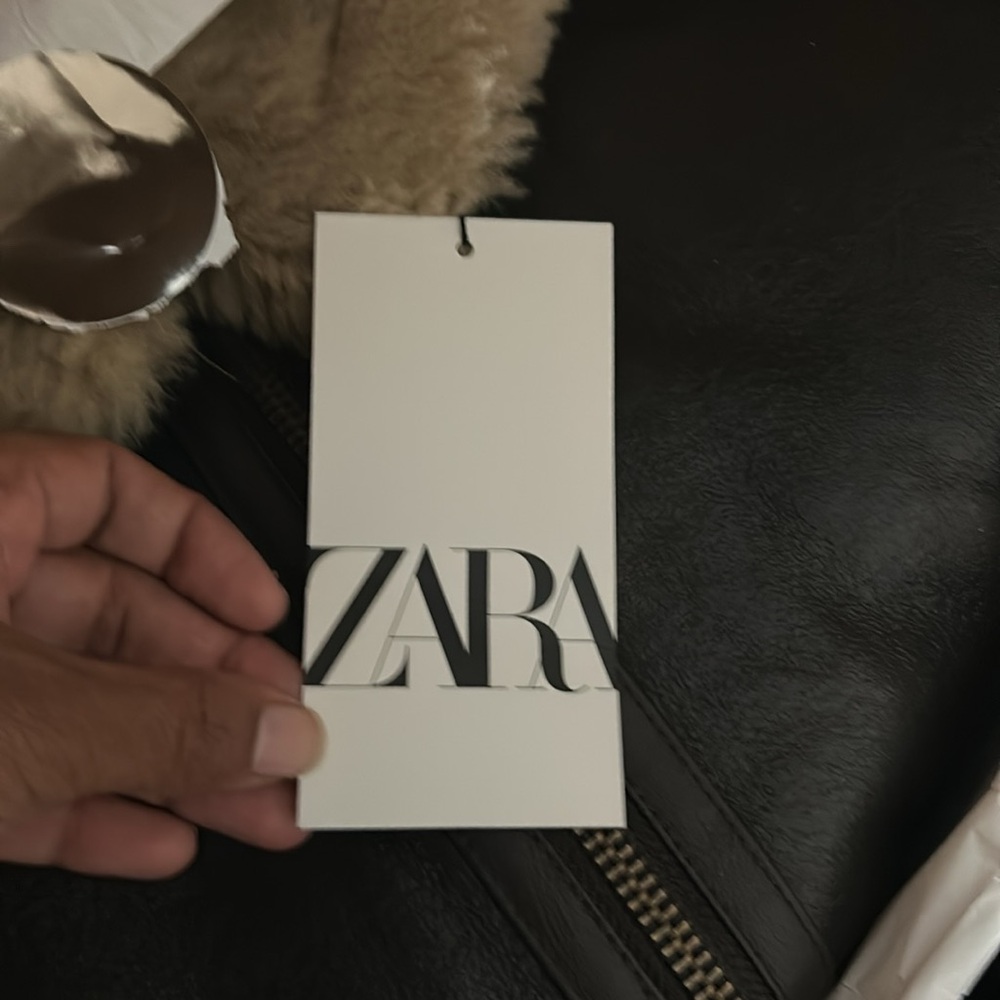 Zara double faced biker/ aviator jacket - Picture 11 of 13
